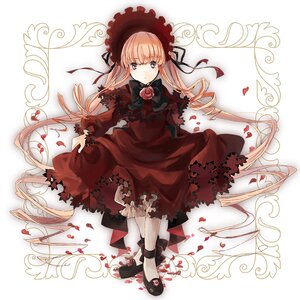 Rating: Safe Score: 0 Tags: 1girl auto_tagged black_footwear blonde_hair blue_eyes bonnet bow capelet dress flower full_body image long_hair long_sleeves looking_at_viewer petals red_capelet red_dress red_flower red_rose rose rose_petals shinku shoes solo twintails very_long_hair User: admin