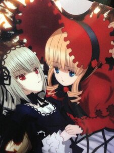 Rating: Safe Score: 0 Tags: 2girls blonde_hair blue_eyes dress flower frills hairband image long_hair long_sleeves looking_at_viewer multiple_girls pair red_eyes rose shinku suigintou User: admin