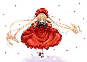 Rating: Safe Score: 0 Tags: 1girl blonde_hair blue_eyes bonnet bow bowtie dress drill_hair flower full_body image long_hair long_sleeves looking_at_viewer petals red_dress rose_petals shinku shoes solo striped twin_drills twintails very_long_hair white_legwear User: admin