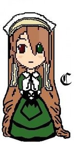 Rating: Safe Score: 0 Tags: 1girl bangs blush brown_hair closed_mouth dress full_body green_dress green_eyes heterochromia image long_hair long_sleeves looking_at_viewer red_eyes simple_background sleeveless_dress solo suiseiseki very_long_hair white_background User: admin