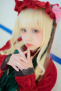 Rating: Safe Score: 0 Tags: 1girl bangs blonde_hair blue_eyes blurry closed_mouth depth_of_field eyelashes flower hands_together lace lace_trim lips long_hair long_sleeves looking_at_viewer own_hands_together photo shinku solo upper_body User: admin