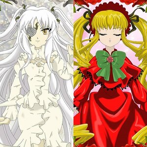 Rating: Safe Score: 0 Tags: 2girls blonde_hair bow closed_eyes dress eyepatch flower frills image kirakishou long_hair long_sleeves multiple_girls pair rose shinku smile thorns twintails vines User: admin