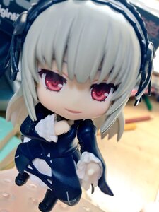 Rating: Safe Score: 0 Tags: 1girl 3d bangs blurry blurry_background depth_of_field doll dress frills hairband long_hair long_sleeves looking_at_viewer photo red_eyes ribbon silver_hair smile solo suigintou wings User: admin