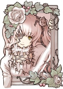 Rating: Safe Score: 0 Tags: 1girl dress eyepatch flower image kirakishou long_hair pink_hair rose solo thorns upper_body vines white_flower white_rose yellow_eyes User: admin