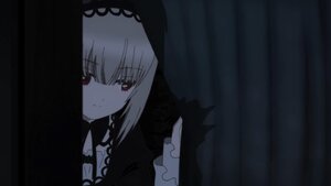 Rating: Safe Score: 0 Tags: 1girl bangs closed_mouth curtains dress eyebrows_visible_through_hair image looking_at_viewer red_eyes smile solo suigintou User: admin