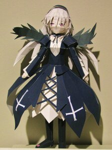 Rating: Safe Score: 0 Tags: 1girl doll dress long_sleeves looking_at_viewer red_eyes solo standing suigintou white_hair wings User: admin