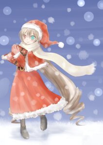 Rating: Safe Score: 0 Tags: 1girl blue_eyes blush boots brown_hair dress drill_hair hat heterochromia image long_hair looking_at_viewer pantyhose smile snow solo suiseiseki very_long_hair User: admin