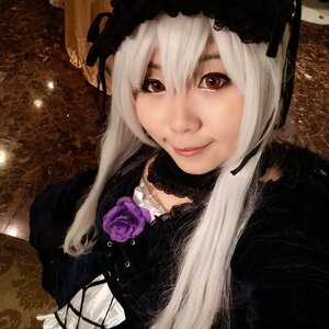 Rating: Safe Score: 0 Tags: 1girl brown_eyes closed_mouth flower gothic_lolita lips lolita_fashion long_hair looking_at_viewer rose smile solo suigintou white_hair User: admin