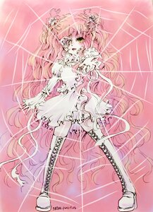 Rating: Safe Score: 0 Tags: 1girl boots cross-laced_footwear dress flower hair_ornament image kirakishou knee_boots lace-up_boots long_hair pink_background pink_hair pink_theme rose solo thigh_boots thighhighs very_long_hair yellow_eyes User: admin