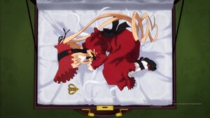 Rating: Safe Score: 0 Tags: 1girl blonde_hair bonnet bow bug butterfly dress drill_hair image insect long_hair long_sleeves lying red_dress shinku shoes sleeping solo twintails very_long_hair User: admin