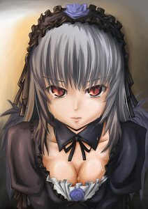 Rating: Safe Score: 0 Tags: 1girl bad_id bad_pixiv_id blue_flower blue_rose breasts chakabo cleavage detached_collar dress flower frills hairband image large_breasts lolita_fashion long_hair looking_at_viewer medium_breasts photoshop_(medium) red_eyes rose rozen_maiden silver_hair slit_pupils solo suigintou tears wet wings User: admin