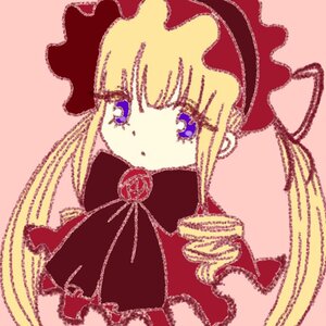 Rating: Safe Score: 0 Tags: 1girl auto_tagged bangs blonde_hair blue_eyes bow dress eyebrows_visible_through_hair flower heart image long_hair looking_at_viewer pink_background purple_eyes rose shinku simple_background solo upper_body User: admin