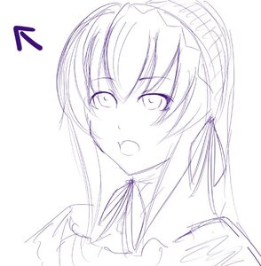 Rating: Safe Score: 0 Tags: 1girl ahoge bangs blush eyebrows_visible_through_hair hair_between_eyes image long_hair looking_at_viewer monochrome open_mouth ribbon sidelocks sketch solo striped suigintou User: admin