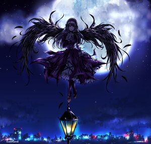 Rating: Safe Score: 0 Tags: 1girl black_hair cloud dress flower full_moon image long_hair moon night night_sky reflection sky solo star_(sky) starry_sky suigintou very_long_hair User: admin