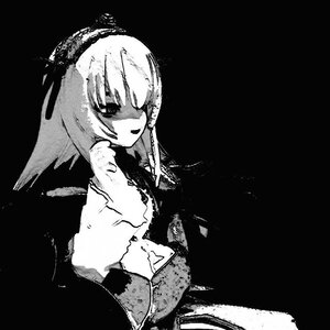 Rating: Safe Score: 0 Tags: 1girl animated animated_gif dress greyscale hair_ribbon hat heterochromia image long_hair long_sleeves lowres monochrome neta oekaki open_mouth ribbon rozen_maiden shorts solo souseiseki suigintou transparent_background what User: admin