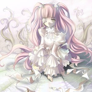 Rating: Safe Score: 0 Tags: 1girl commentary_request dress eyepatch flower frills gradient_hair hair_flower hair_ornament image kirakishou long_hair mtyy photoshop_(medium) pink_hair pink_rose rose rozen_maiden sitting smile solo two_side_up very_long_hair vines white_rose yellow_eyes User: admin