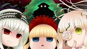 Rating: Safe Score: 0 Tags: 3girls bangs blonde_hair blue_eyes blunt_bangs bonnet face flower green_eyes image long_hair looking_at_viewer multiple multiple_girls petals red_eyes rose shinku suigintou tagme thorns white_flower white_hair white_rose User: admin