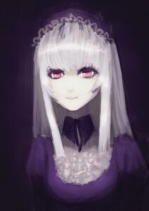 Rating: Safe Score: 0 Tags: 1girl bangs closed_mouth dress head_tilt image long_hair long_sleeves looking_at_viewer pale_skin purple_dress red_eyes simple_background smile solo suigintou upper_body User: admin