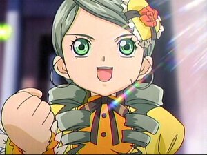 Rating: Safe Score: 0 Tags: 1girl :d clenched_hand drill_hair green_eyes green_hair image kanaria long_sleeves looking_at_viewer open_mouth ribbon smile solo twin_drills upper_body User: admin