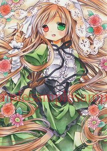 Rating: Safe Score: 0 Tags: 1girl :d brown_hair dress flower frills green_dress green_eyes hat heterochromia image lolita_fashion long_hair long_sleeves looking_at_viewer marker_(medium) open_mouth pink_flower pink_rose red_eyes rose smile solo suiseiseki traditional_media very_long_hair User: admin