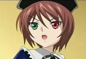 Rating: Safe Score: 0 Tags: 1girl :o brown_hair eyebrows_visible_through_hair green_eyes hat heterochromia image letterboxed looking_at_viewer open_mouth portrait red_eyes short_hair simple_background solo souseiseki yellow_background User: admin