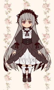 Rating: Safe Score: 0 Tags: 1girl black_dress black_hairband blush closed_mouth dress flower frills full_body gothic_lolita hairband image juliet_sleeves lolita_fashion long_hair long_sleeves looking_at_viewer puffy_sleeves rose shoes silver_hair solo standing striped suigintou vertical_stripes very_long_hair white_legwear User: admin