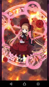 Rating: Safe Score: 0 Tags: 1girl blonde_hair blue_eyes bonnet bow dress flower image long_hair petals red_dress red_flower red_rose rose shinku shoes solo twintails very_long_hair User: admin