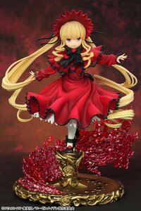 Rating: Safe Score: 0 Tags: 1girl blonde_hair blue_eyes bonnet bow bowtie capelet doll dress drill_hair flower full_body long_hair long_sleeves looking_at_viewer pantyhose red_dress rose shinku solo standing twintails very_long_hair User: admin