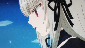 Rating: Safe Score: 0 Tags: 1girl bangs black_ribbon eyebrows_visible_through_hair face from_side hair_ribbon image long_hair profile red_eyes ribbon solo suigintou white_hair User: admin