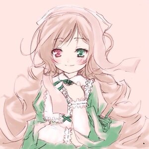 Rating: Safe Score: 0 Tags: 1girl bangs blush brown_hair commentary_request dress face frills green_dress green_eyes heterochromia image lolita_fashion long_hair long_sleeves looking_at_viewer pink_background pokomi puffy_sleeves red_eyes rozen_maiden simple_background sketch smile solo suiseiseki upper_body User: admin