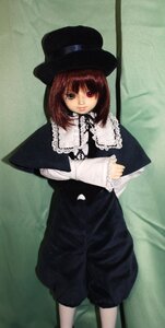 Rating: Safe Score: 0 Tags: 1girl bangs brown_hair capelet doll expressionless frills hat heterochromia long_sleeves looking_at_viewer red_eyes short_hair solo souseiseki top_hat User: admin