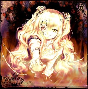 Rating: Safe Score: 0 Tags: 1girl blonde_hair dress flower frills hair_flower hair_ornament image kirakishou long_hair rose solo two_side_up very_long_hair yellow_eyes User: admin