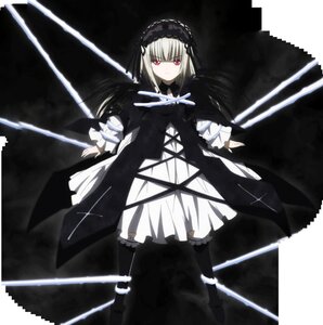 Rating: Safe Score: 0 Tags: 1girl black_wings dress frills full_body hairband image lolita_hairband long_hair long_sleeves looking_at_viewer red_eyes ribbon silver_hair solo standing suigintou weapon wings User: admin