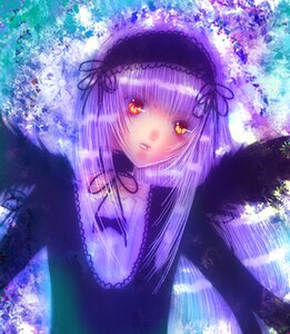 Rating: Safe Score: 0 Tags: 1girl bangs dress flower frills hairband image lolita_hairband long_hair looking_at_viewer ribbon solo suigintou upper_body User: admin