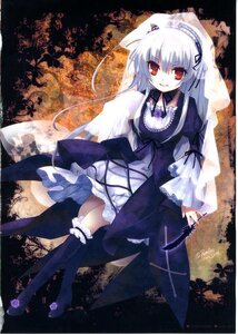 Rating: Safe Score: 0 Tags: 1girl black_legwear dress frills full_body hairband image long_hair long_sleeves looking_at_viewer puffy_sleeves red_eyes ribbon smile solo suigintou thighhighs User: admin