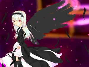 Rating: Safe Score: 0 Tags: 1girl auto_tagged bangs black_dress black_wings dress eyebrows_visible_through_hair feathered_wings feathers flower frills hairband image long_hair long_sleeves looking_at_viewer puffy_sleeves red_eyes silver_hair solo suigintou wings User: admin