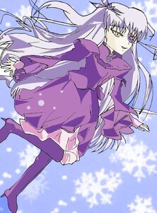Rating: Safe Score: 0 Tags: 1girl barasuishou boots dress full_body high_heel_boots high_heels image long_hair long_sleeves purple_dress purple_legwear solo standing thigh_boots two_side_up very_long_hair User: admin