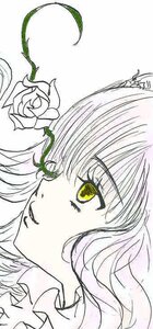 Rating: Safe Score: 0 Tags: 1girl bangs flower from_side image kirakishou leaf looking_at_viewer profile rose solo spot_color white_flower white_rose yellow_eyes User: admin