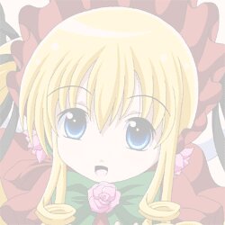 Rating: Safe Score: 0 Tags: 1girl blonde_hair blue_eyes close-up face flower image long_hair looking_at_viewer ribbon rose shinku simple_background solo User: admin