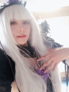 Rating: Safe Score: 0 Tags: 1girl bangs blue_eyes fur_trim lips long_hair looking_at_viewer solo suigintou upper_body User: admin