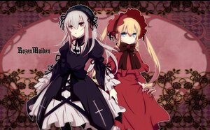 Rating: Safe Score: 0 Tags: 2girls blonde_hair blue_eyes bow dress flower hairband image letterboxed long_hair long_sleeves looking_at_viewer multiple_girls pair red_dress red_eyes rose shinku silver_hair suigintou very_long_hair wings User: admin