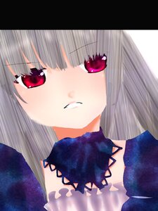 Rating: Safe Score: 0 Tags: 1girl bangs blunt_bangs dress eyebrows_visible_through_hair image letterboxed long_hair looking_at_viewer parted_lips red_eyes solo suigintou User: admin