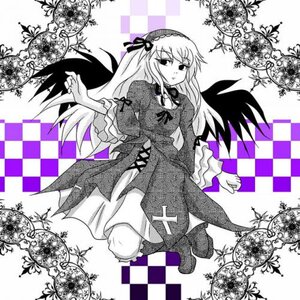 Rating: Safe Score: 0 Tags: 1girl argyle argyle_background argyle_legwear board_game boots bug butterfly checkered checkered_background checkered_floor checkered_kimono chess_piece dress flower greyscale hairband image insect lolita_hairband long_hair long_sleeves monochrome perspective solo suigintou tile_floor tiles traditional_media wings User: admin