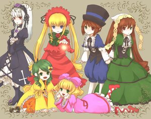 Rating: Safe Score: 0 Tags: 6+girls blonde_hair blue_dress blue_eyes bonnet bow brown_hair dress frills full_body green_eyes green_hair hat head_scarf heterochromia hina_ichigo image kanaria long_hair long_sleeves multiple multiple_girls open_mouth pink_bow red_eyes shinku short_hair siblings silver_hair sisters souseiseki standing suigintou suiseiseki tagme twins twintails two_side_up very_long_hair User: admin