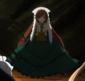 Rating: Safe Score: 0 Tags: 1girl brown_hair dress green_dress head_scarf image long_hair long_sleeves looking_at_viewer sitting solo suiseiseki very_long_hair User: admin