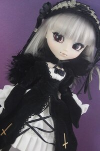 Rating: Safe Score: 0 Tags: 1girl bangs doll dress expressionless flower frills gothic_lolita hairband lolita_fashion lolita_hairband long_hair long_sleeves looking_at_viewer rose simple_background solo suigintou User: admin