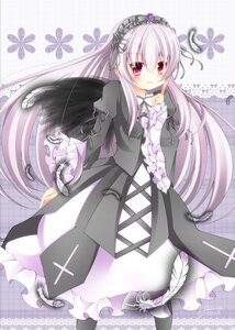 Rating: Safe Score: 0 Tags: 1girl bangs black_ribbon black_wings blush dress flower frills gothic_lolita hairband image lolita_fashion lolita_hairband long_hair long_sleeves looking_at_viewer pink_eyes red_eyes ribbon silver_hair smile solo suigintou very_long_hair wings User: admin