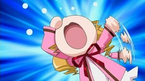 Rating: Safe Score: 0 Tags: blonde_hair bow drill_hair hat hinaichigo image no_humans open_mouth pink_bow pink_dress pink_headwear ribbon solo tail tomoe_mami twin_drills twintails User: admin