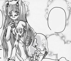 Rating: Safe Score: 0 Tags: 1girl animal_ears blush dress greyscale long_hair long_sleeves monochrome smile solo tail User: admin