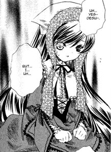 Rating: Safe Score: 0 Tags: 1girl blush dress frills greyscale image lolita_fashion long_hair long_sleeves looking_at_viewer monochrome ribbon solo suiseiseki very_long_hair User: admin